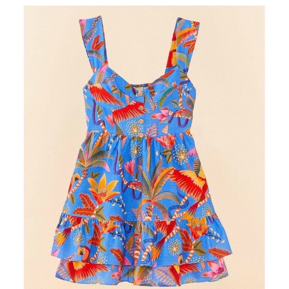 NWT Farm Rio Mini Macaw Party Dress. SZ L 
PLEASE READ Description!!! - Picture 2 of 15
